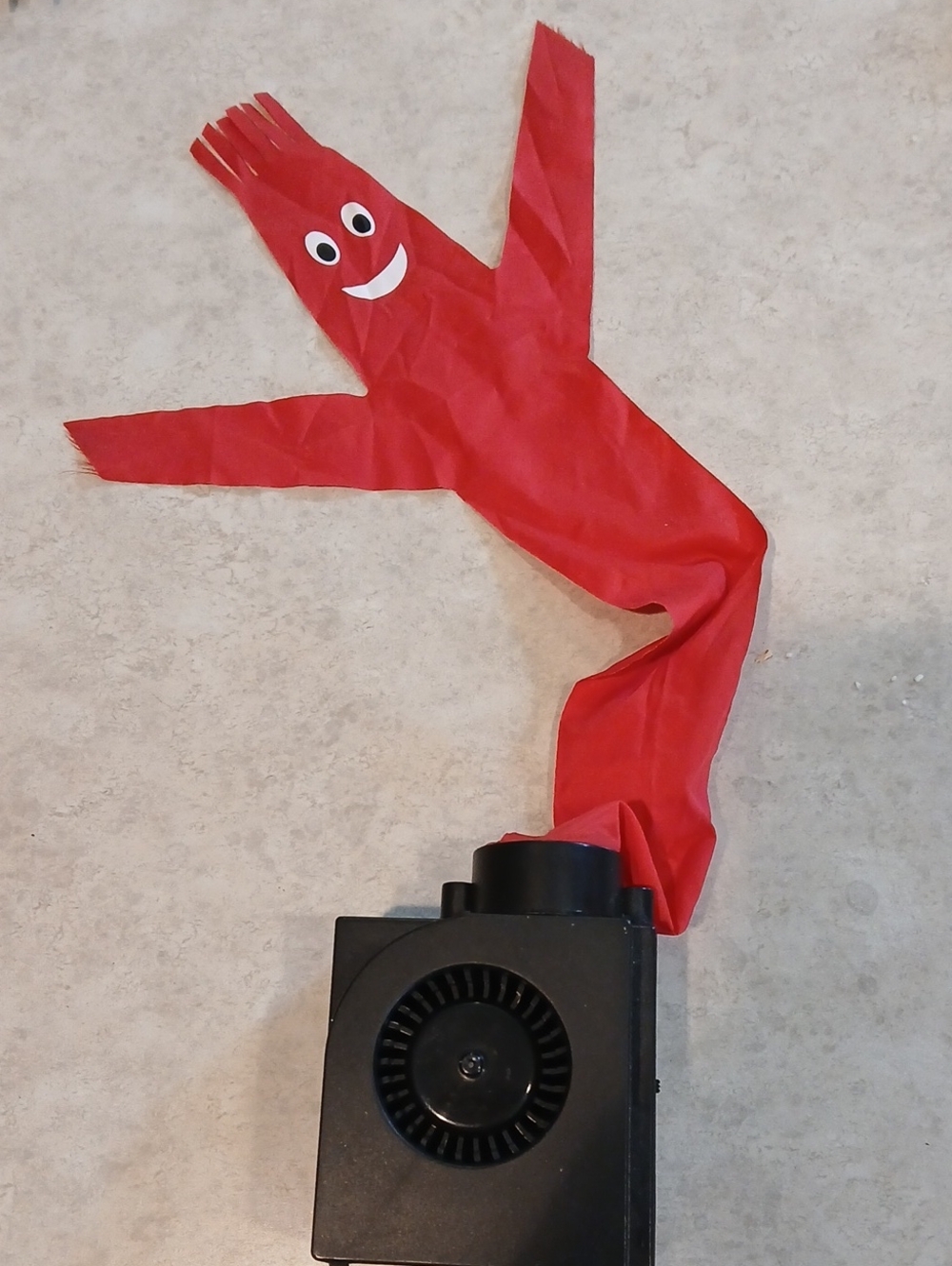 Wacky Inflatable Red Tube Wave Guy Desktop Size
